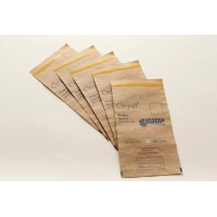 Крафт-пакеты с индикатором 8*15 см для пара/газа (коричневые), 100 шт.
